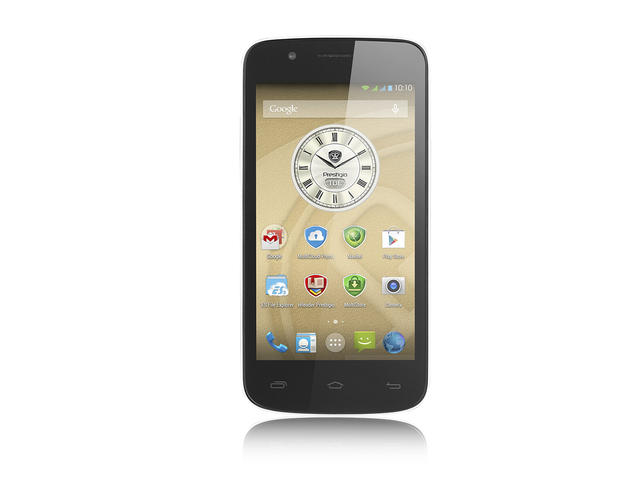 Смартфони Prestigio Multiphone PSP5453 DUO 8GB, бял цвят + 750MB интернет на месец