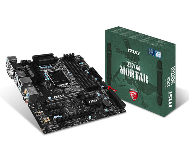 Дънни платки MSI  Z170M MORTAR