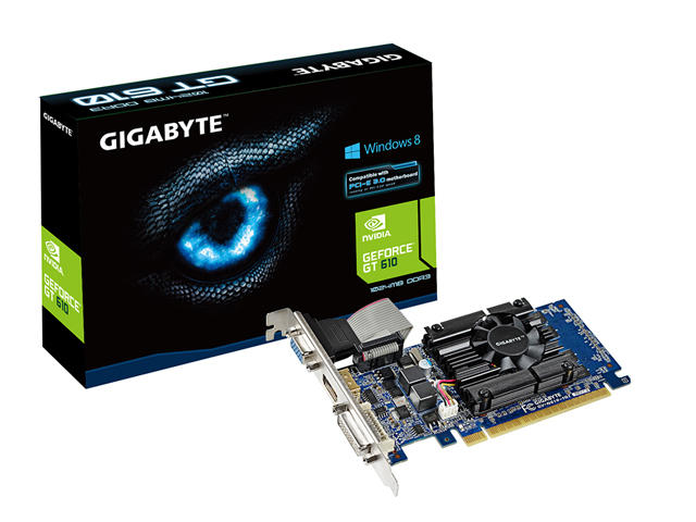 Видео карти Gigabyte GeForce GT 610 1G DDR3
