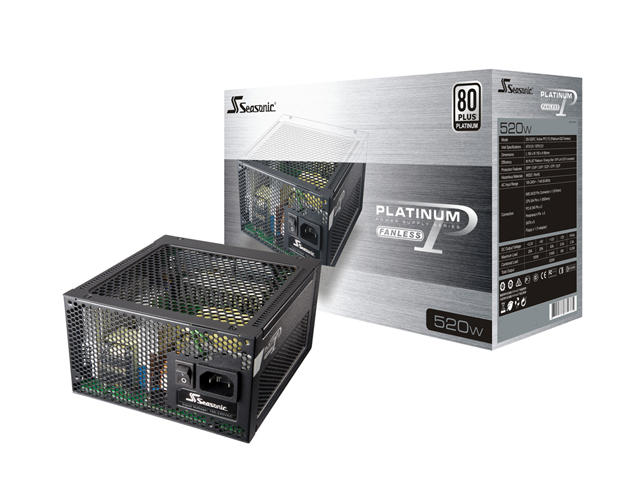Захранвания за компютри Seasonic Platinum 520 Fanless