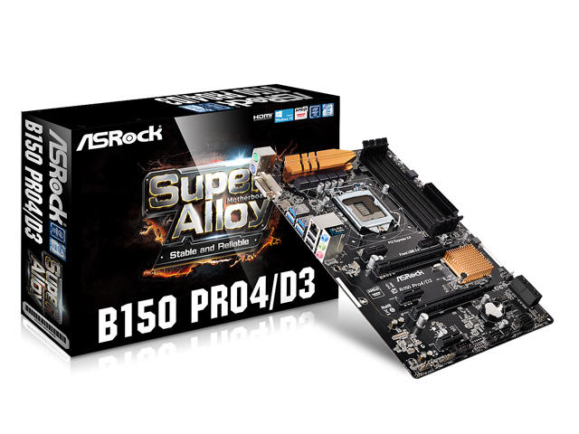 Дънни платки ASRock B150 Pro4/D3