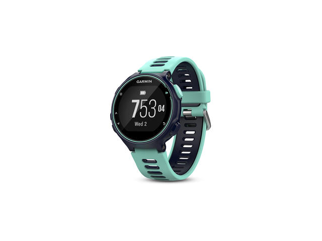 Смарт часовници Garmin Forerunner 735XT в тъмно и светлосиньо - Tri Bundle