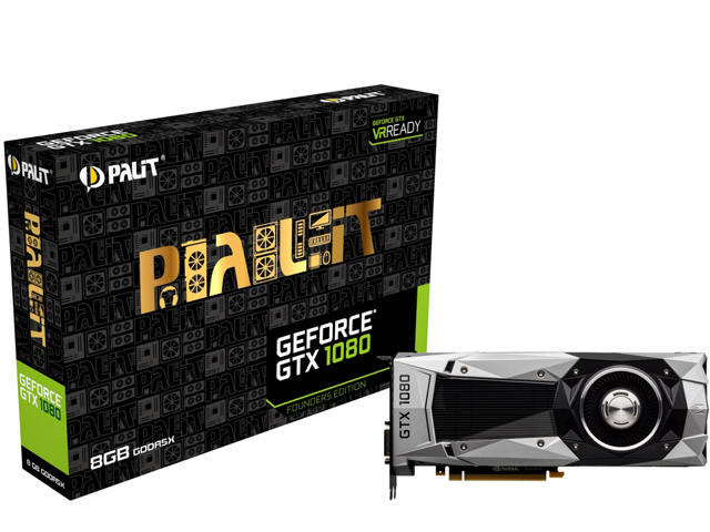 Видео карти Palit GeForce GTX 1080 Founders Edition
