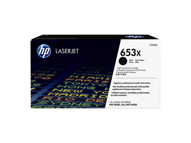 Консумативи Оригинален тонер касета HP 653X High Yield Black