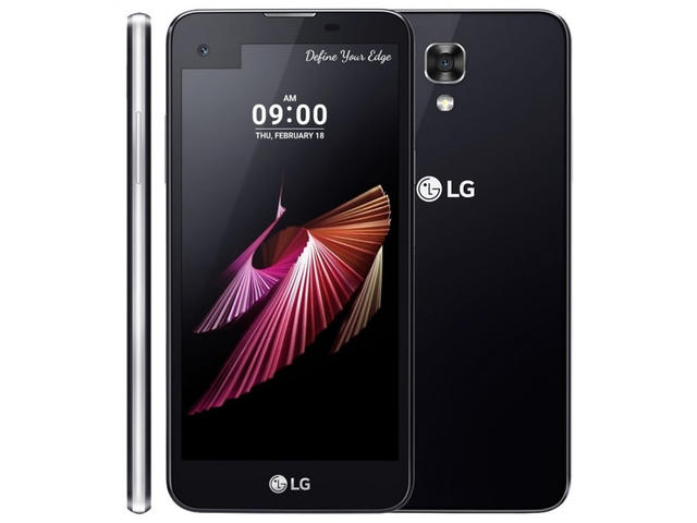 Смартфони LG X-screen (K500N) 16GB, черен цвят