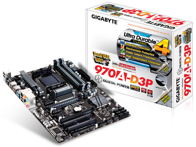 Дънни платки Gigabyte GA-970A-D3P