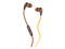 Слушалки Skullcandy Riot, в кафяво-червено