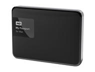 Външни HDD 1TB WD My Passport за Mac, в черно