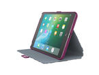 Калъфи за таблети Speck iPad Mini 4 StyleFolio Vintage Bouquet Grey/Nickel Grey/Boysenberry Purple