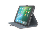 Калъфи за таблети Speck iPad Mini 4 StyleFolio Luxe Textured Metallic Clay Red/Nickel Grey/Slate Grey