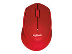 Мишки Logitech M330 Silent Plus, в червено