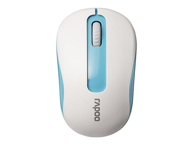 Мишки RAPOO M10, в бяло-синьо