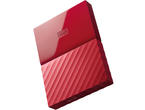 Външни HDD 3TB WD My Passport, в червено