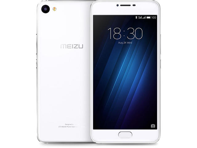 Смартфони Meizu U10 16GB, сребрист цвят + 750MB 4G интернет на месец