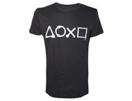 Облекло и аксесоари Playstation Buttons Artwork Printed Crewneck T-shirt, Size S