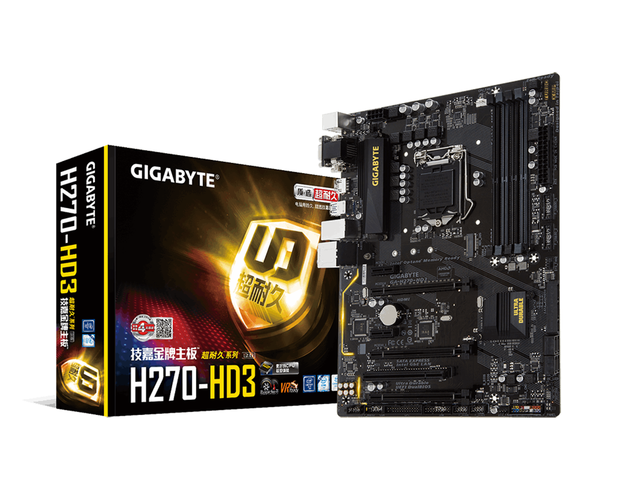 Дънни платки Gigabyte GA-H270-HD3