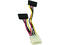 Кабели и Адаптери VCom Кабел SATA Power 2x - CE352-0.15m