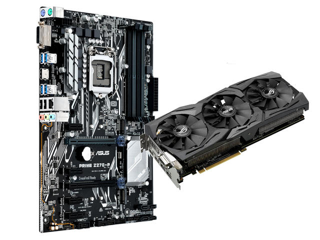 Дънни платки Комплект ASUS PRIME Z270-P +  Asus ROG STRIX GeForce GTX 1070-8G-GAMING