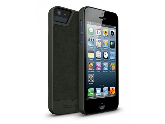 Калъфи BEYZA Maserati Calandra S Green iPhone 5/5S/SE
