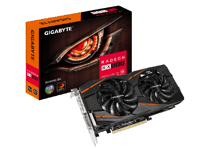 Видео карти Gigabyte Radeon RX 580 Gaming 8G