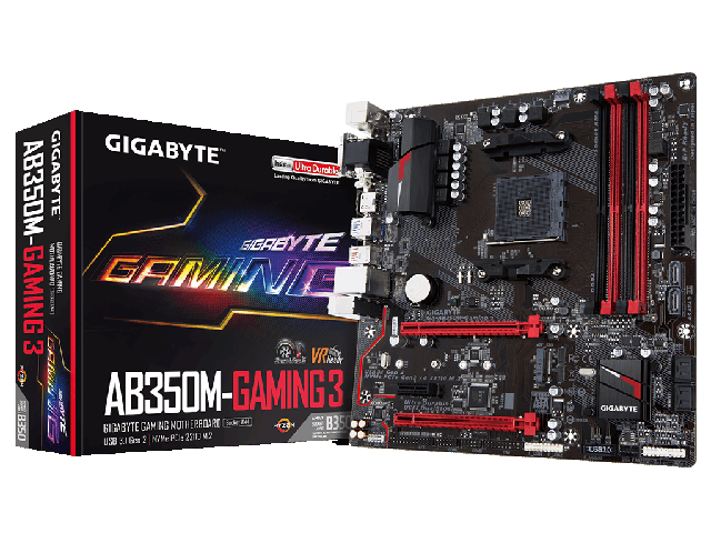 Дънни платки Gigabyte GA-AB350M-Gaming 3