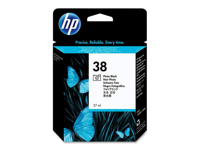 Консумативи Оригинален HP 38 Photo Black Pigment Ink Cartridge