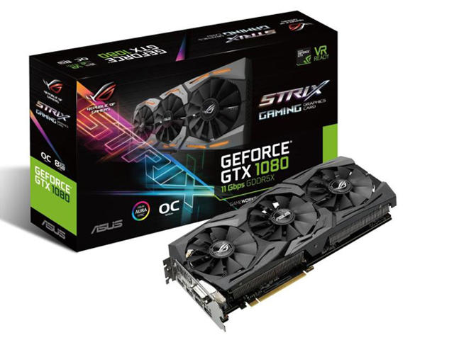 Видео карти Asus ROG Strix GeForce GTX 1080-O8G-11GBPS