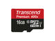 Карти памет 16GB microSDHC Transcend Premium Class 10 400x Adapter