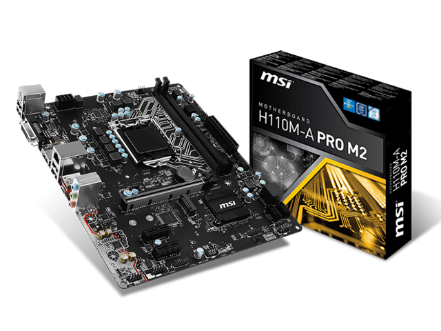 Дънни платки MSI H110M-A PRO M2