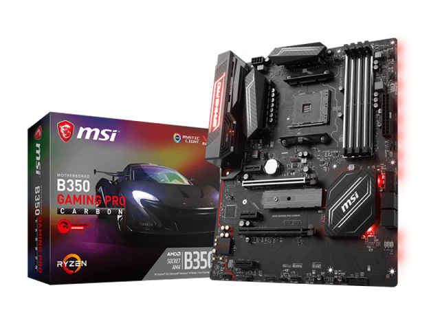 Дънни платки MSI B350 GAMING PRO CARBON