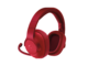 Слушалки Logitech G433 Gaming Headset, в червено