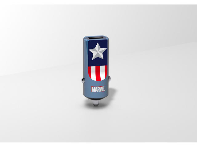 Зарядни устройства Tribe Marvel Captain America Car Charger