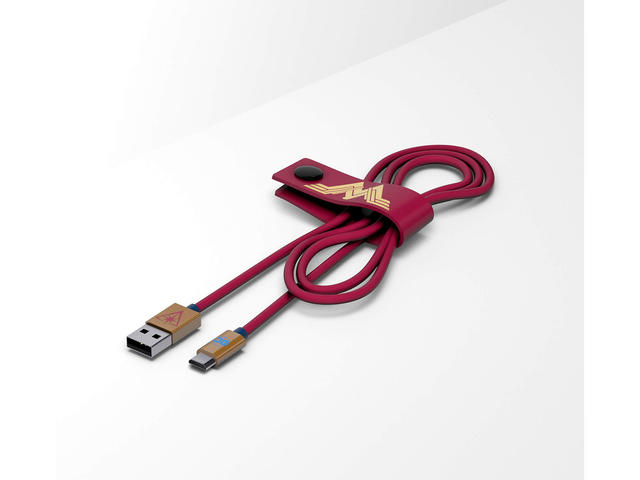 Кабели и Адаптери Tribe DC Comics Wonder Woman Micro USB