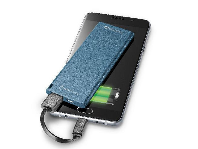 Външни батерии Cellular line FreePower Slim 3000 mAh, в синьо