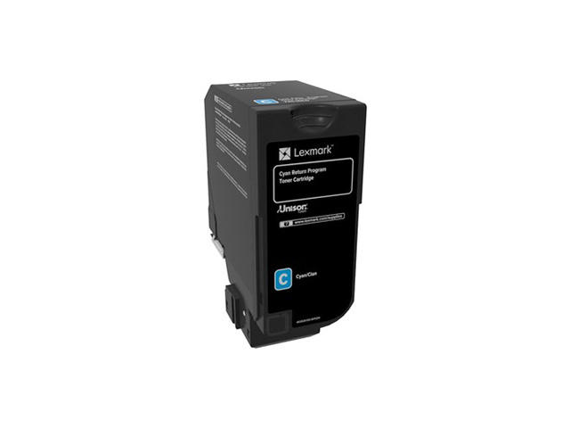 Консумативи Оригинален Lexmark Cyan Return Programme Toner Cartridge