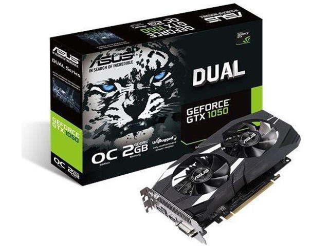 Видео карти ASUS DUAL GeForce GTX 1050 O2G V2
