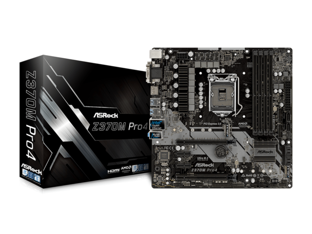 Дънни платки ASRock Z370M Pro4