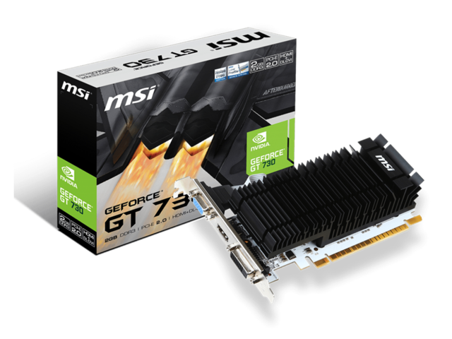 Видео карти MSI GeForce N730K-2GD3H/LP