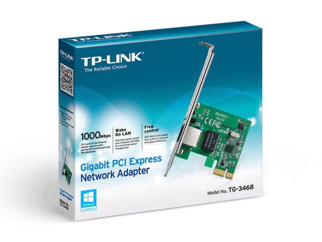Безжични адаптери TP-Link TG-3468 10/100/1000 PCI-e