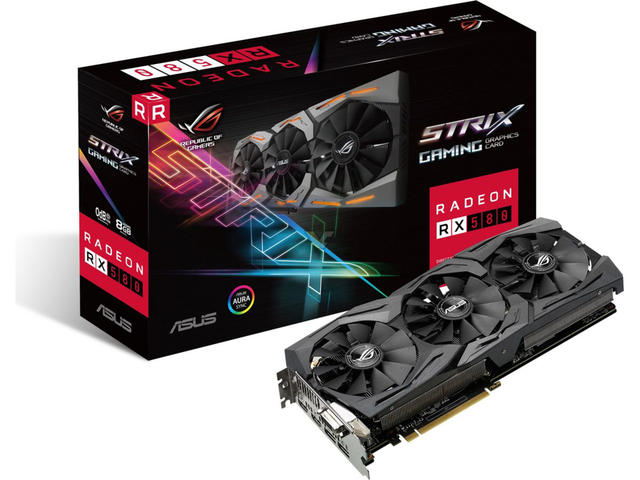 Видео карти Asus ROG STRIX Radeon RX 580-8G-GAMING