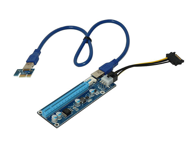 Джаджи Makki Екстендер MAKKI Mining Riser PCI Express 1x to 16x