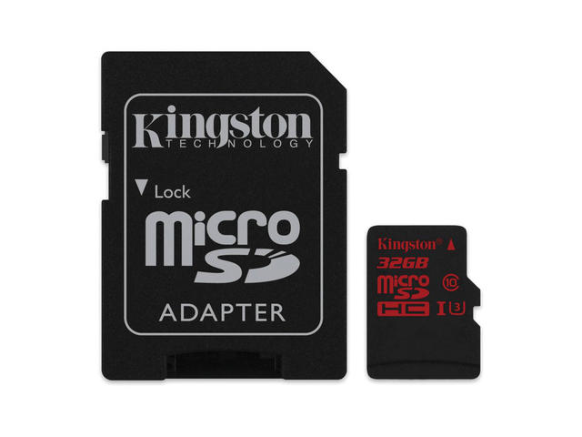Карти памет 32GB microSDHC Kingston Class 3 UHS-I