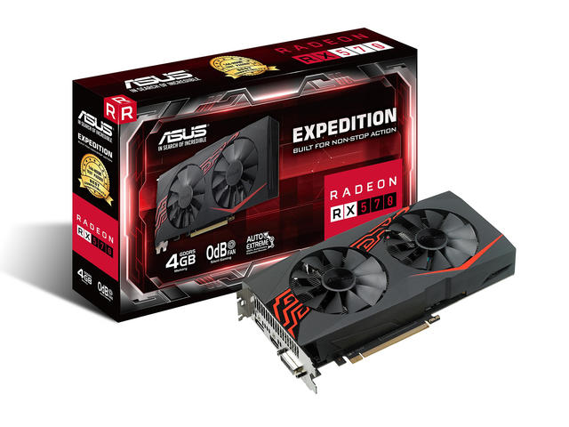 Видео карти ASUS Expedition Radeon RX 570 4G