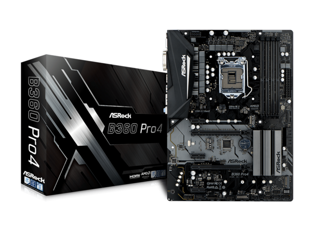 Дънни платки ASRock B360 Pro4