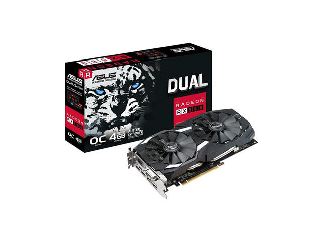 Видео карти ASUS Dual Radeon RX 580 O8G