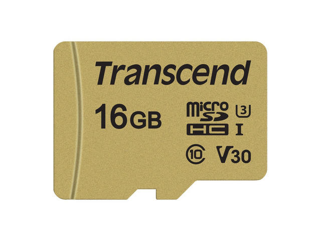 Карти памет Transcend 500S 16GB microSDHC