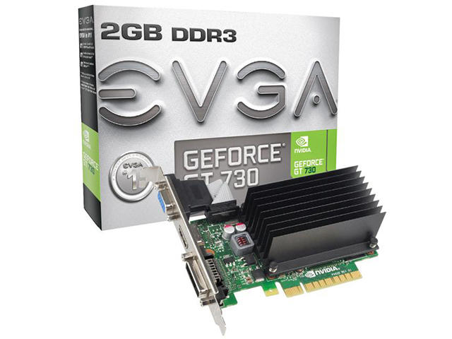 Видео карти EVGA GeForce GT 730 2GB
