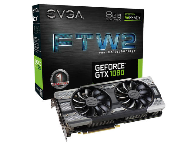 Видео карти EVGA GeForce GTX 1080 FTW2 GAMING 8G