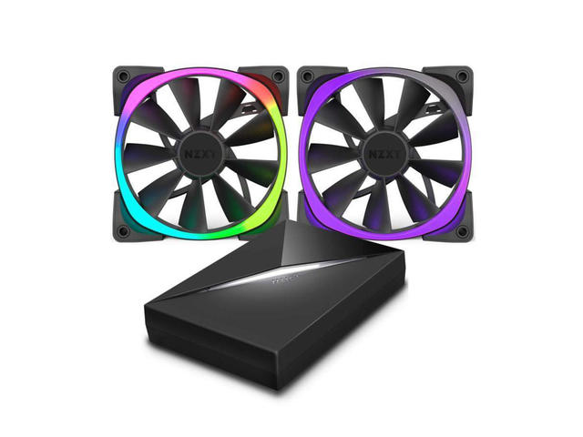 Вентилатори NZXT Aer RGB120х2 & HUE+
