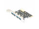 Джаджи Makki PCI-E card 4 x USB3.0 port - MAKKI-PCIE-4XUSB30-V1